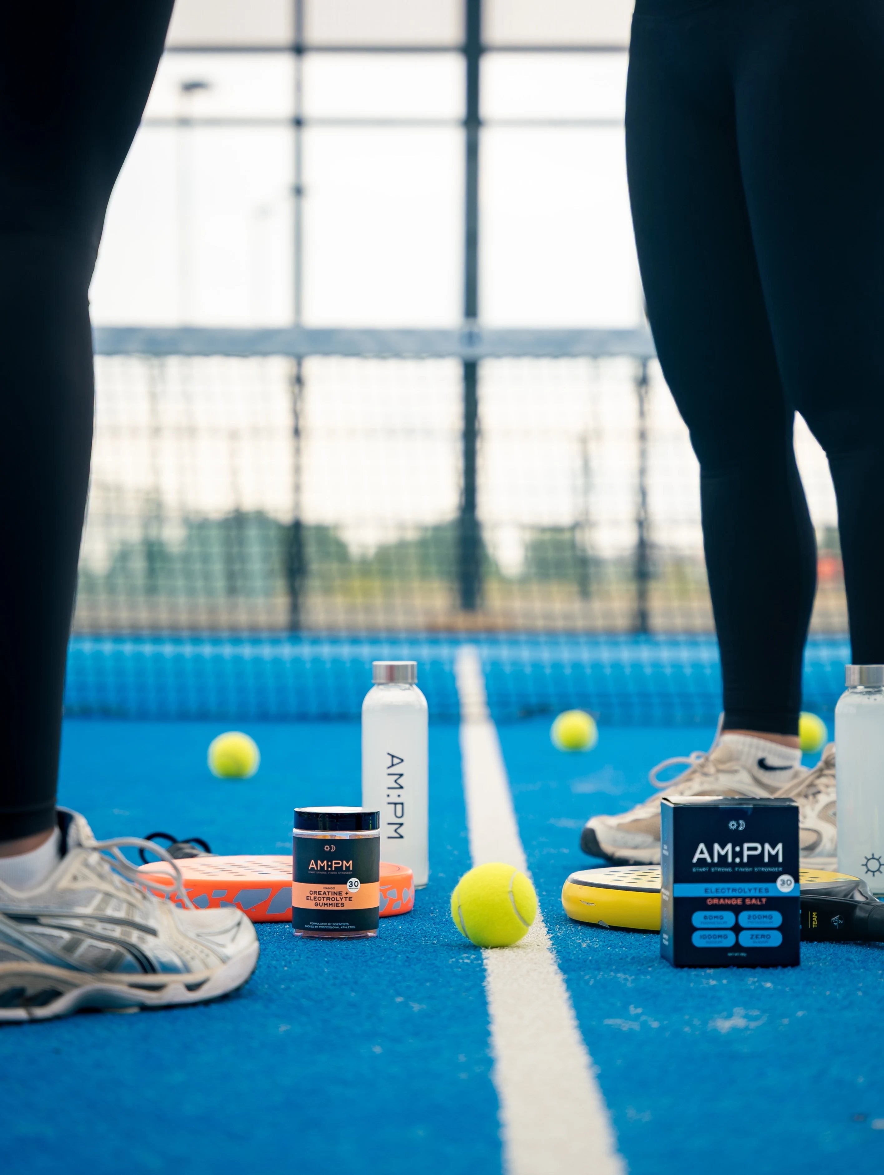 On the padel court
